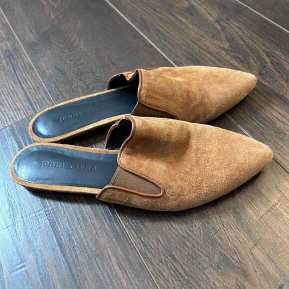 Jenni Kayne Suede Mule Women’s 6.5 Camel Brown Contemporary Travel‎ Professional - Picture 8 of 13
